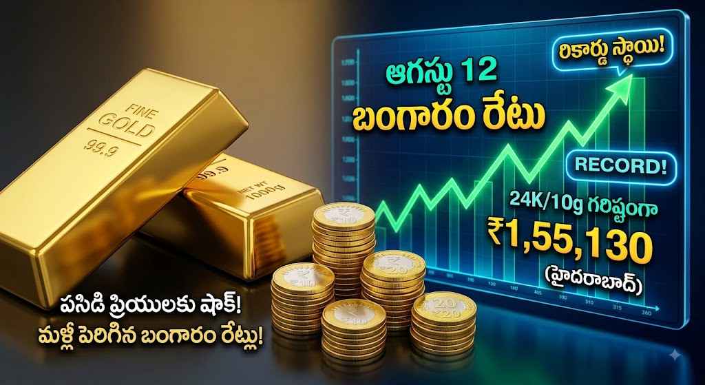 పసిడి ప్రియులకు షాక్: మళ్లీ పెరిగిన బంగారం ధరలు.. నేటి రేట్లు ఇవే!