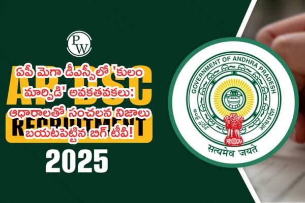 ఏపీ మెగా డీఎస్సీలో 'కులం మార్పిడి' అవకతవకలు: ఆధారాలతో సంచలన నిజాలు బయటపెట్టిన బిగ్ టీవీ!
